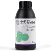 Фотополимер HARZ Labs ART Glow Resin, светящийся зеленый (0,5 кг)