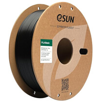Катушка PLA-BASIC пластика ESUN 1.75 мм 1кг., черная (PLA-Basic175B1P1)