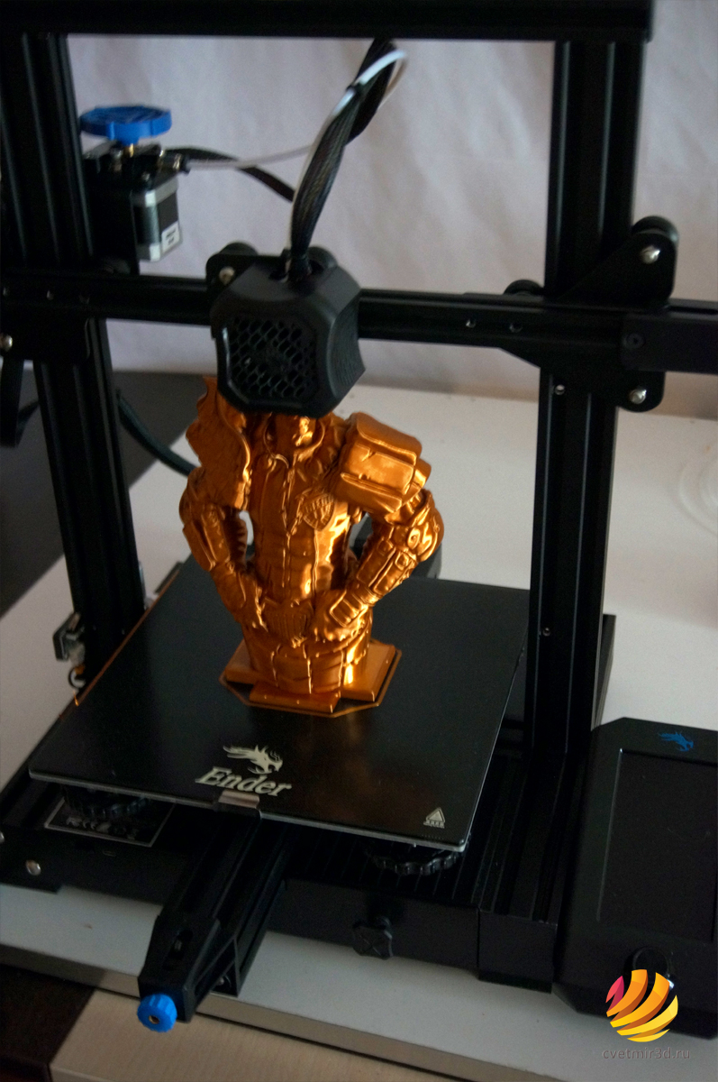 Печать на 3D принтере Creality Ender-3 V2
