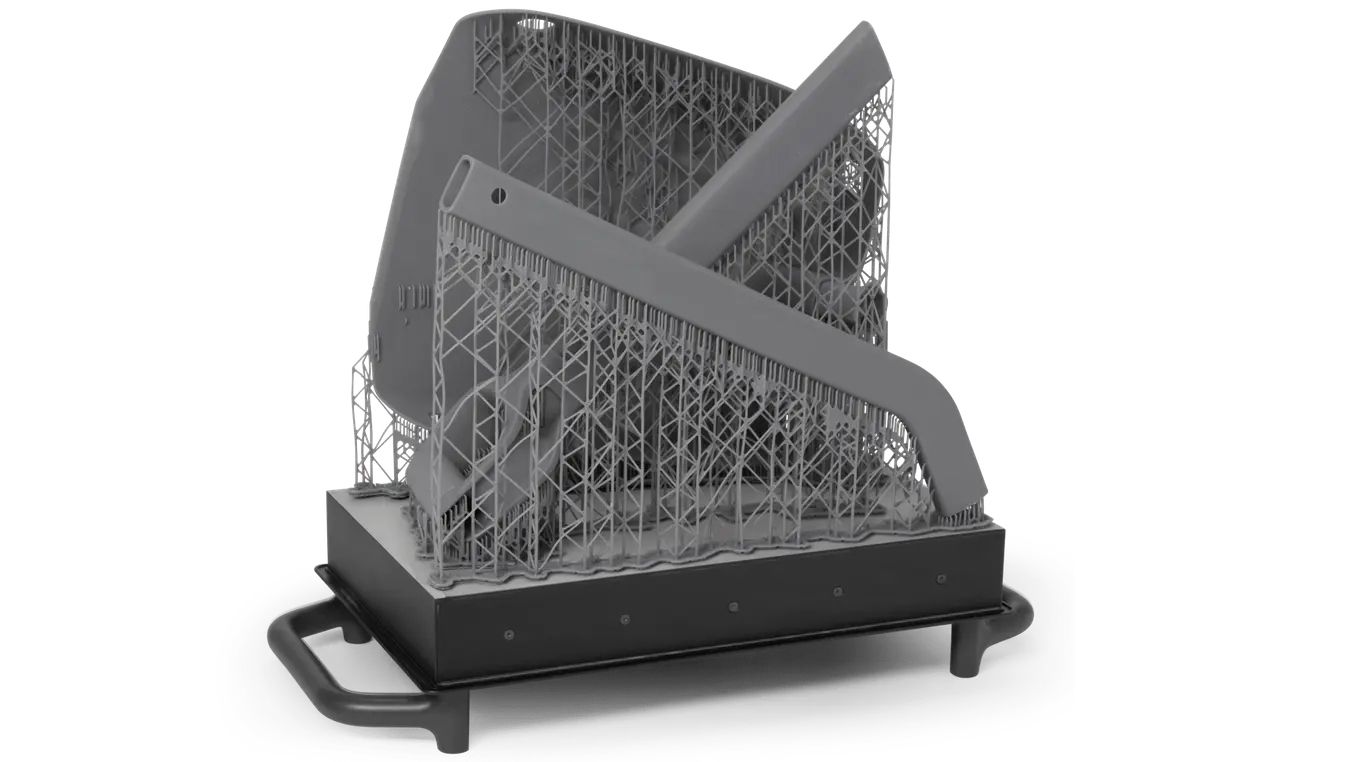 Прототип лопаты для уборки снега. Изготовлен на Formlabs Form 3L