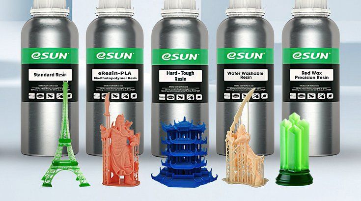 Обзор фотополимерных смол Esun