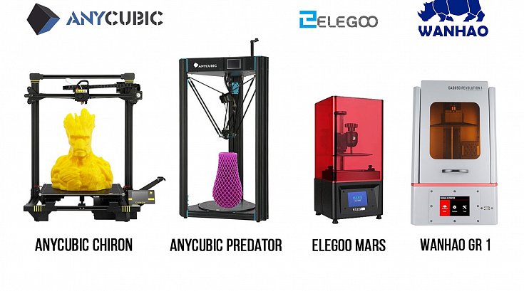 Поступление новинок от компаний Anycubic, Elegoo и Wanhao!