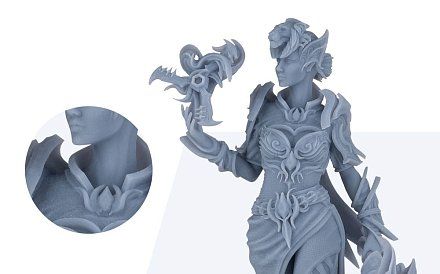 Фотополимерная смола Anycubic Water-Wash Resin +, прозрачная (0,5 кг)