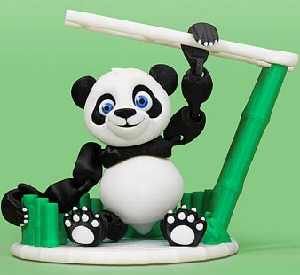 Пластик PLA Basic (без катушки) Bambu lab 1.75 мм 1кг, черный