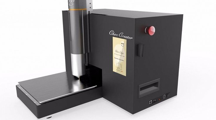 Видеоролик: презентация шоколадного 3D-принтера Choc Creator 2.0 Plus